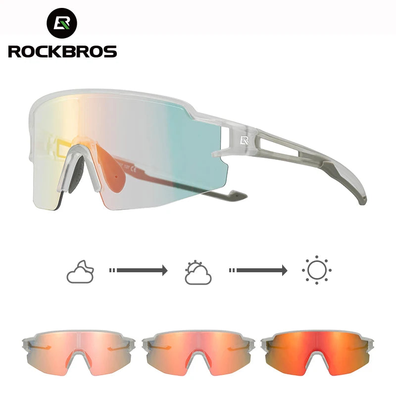 ROCKBROS Photochromic Polarized Cycling Glasses ROCKBROS Photochromic Polarized Cycling Glasses