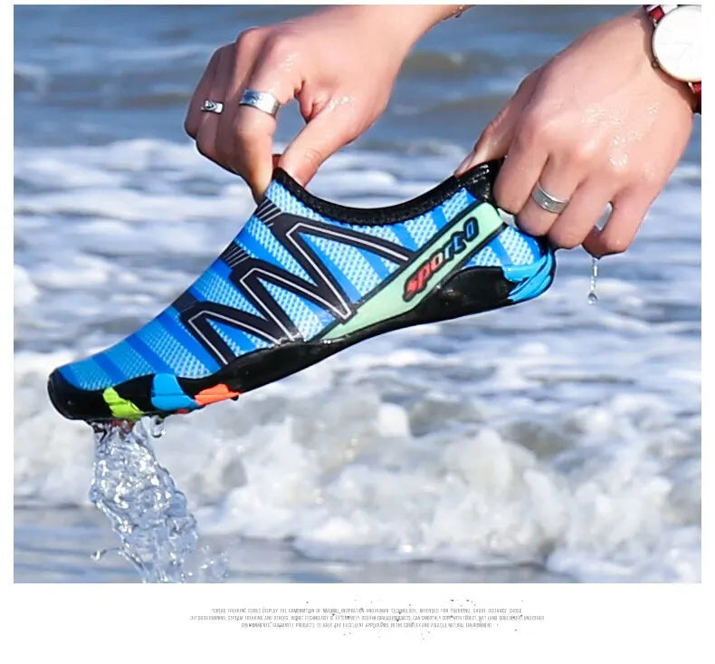 Feslisho Quick Drying Beach Water Shoes Unisex Swimming Aqua Slippers Barefoot Surfing Upstream Sneakers Light Seaside Feslisho Quick Drying Beach Water Shoes Unisex Swimming Aqua Slippers Barefoot Surfing Upstream Sneakers Light Seaside