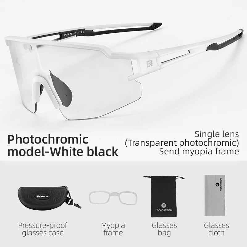 ROCKBROS Photochromic Polarized Cycling Glasses ROCKBROS Photochromic Polarized Cycling Glasses
