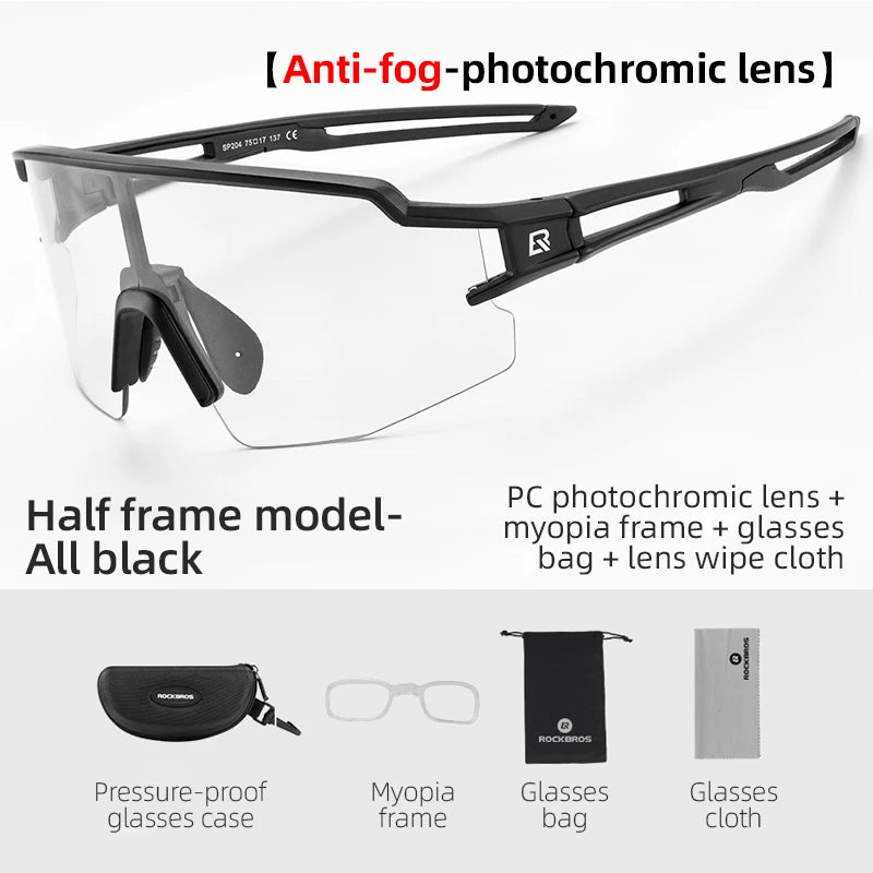 ROCKBROS Photochromic Polarized Cycling Glasses ROCKBROS Photochromic Polarized Cycling Glasses