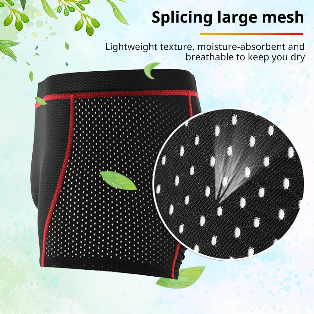NEWBOLER Cycling Shorts Breathable Mesh Cycling Underwear 5D Gel Pad Shockproof MTB Bike Shorts Man Shorts NEWBOLER Cycling Shorts Breathable Mesh Cycling Underwear 5D Gel Pad Shockproof MTB Bike Shorts Man Shorts