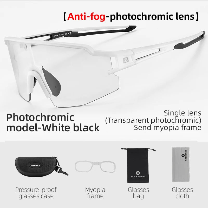 ROCKBROS Photochromic Polarized Cycling Glasses ROCKBROS Photochromic Polarized Cycling Glasses
