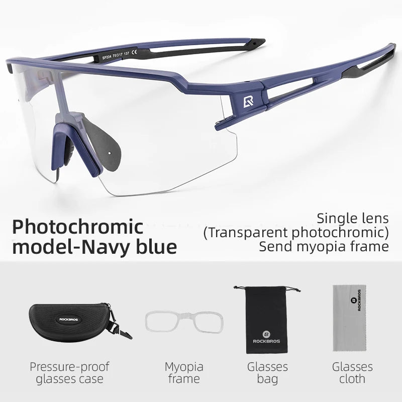 ROCKBROS Photochromic Polarized Cycling Glasses ROCKBROS Photochromic Polarized Cycling Glasses