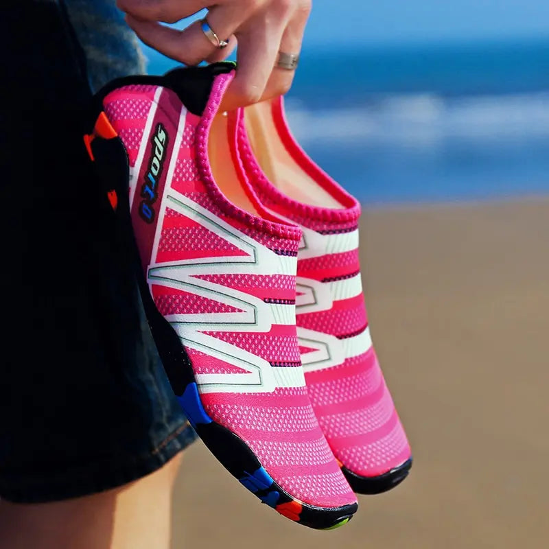 Feslisho Quick Drying Beach Water Shoes Unisex Swimming Aqua Slippers Barefoot Surfing Upstream Sneakers Light Seaside Feslisho Quick Drying Beach Water Shoes Unisex Swimming Aqua Slippers Barefoot Surfing Upstream Sneakers Light Seaside