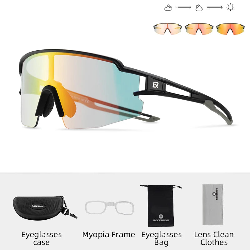 ROCKBROS Photochromic Polarized Cycling Glasses ROCKBROS Photochromic Polarized Cycling Glasses