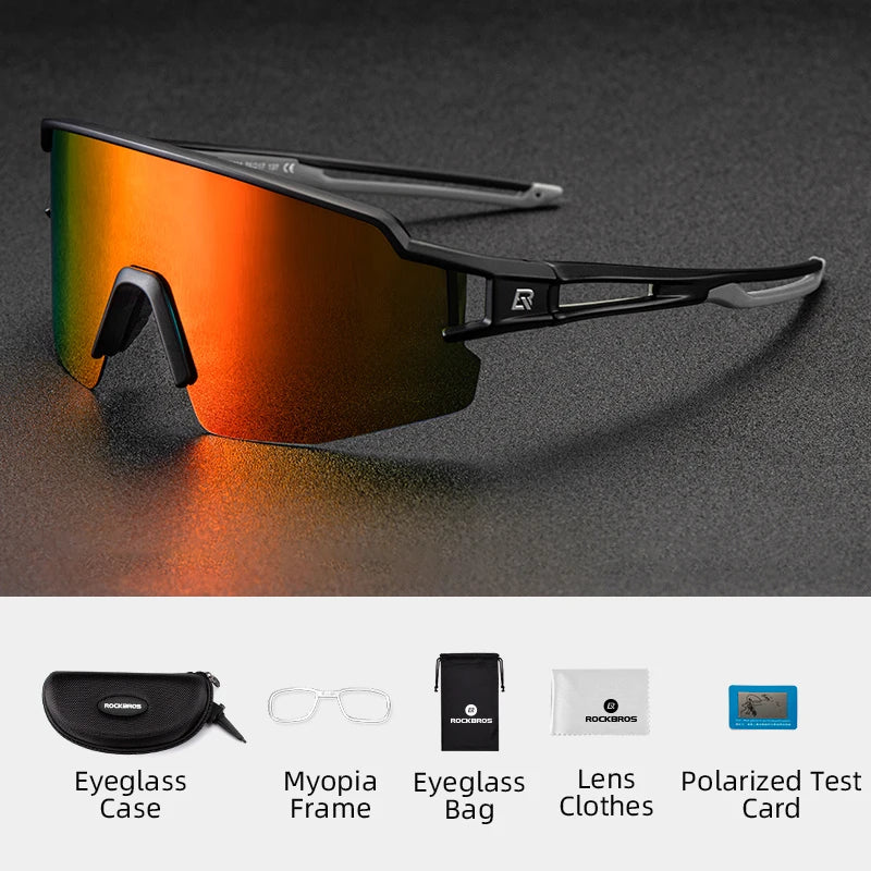 ROCKBROS Photochromic Polarized Cycling Glasses ROCKBROS Photochromic Polarized Cycling Glasses