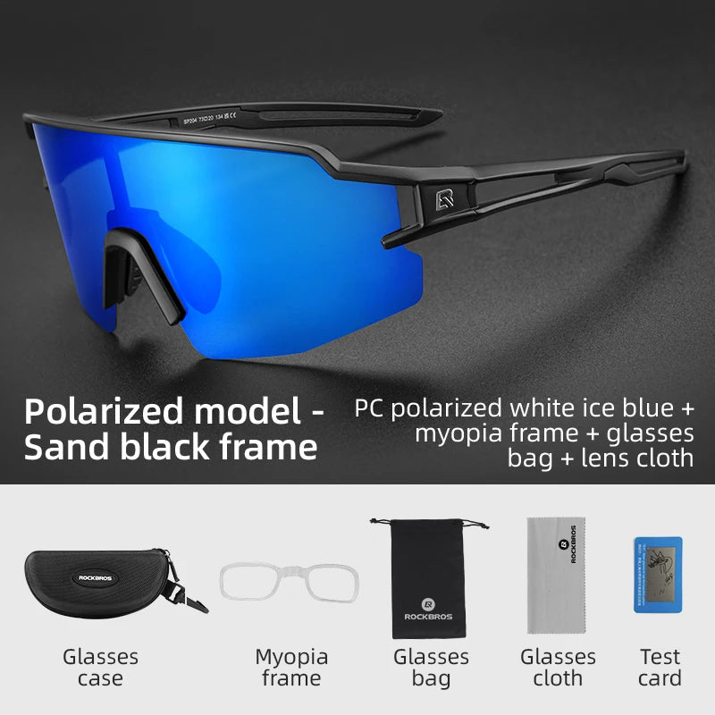 ROCKBROS Photochromic Polarized Cycling Glasses ROCKBROS Photochromic Polarized Cycling Glasses