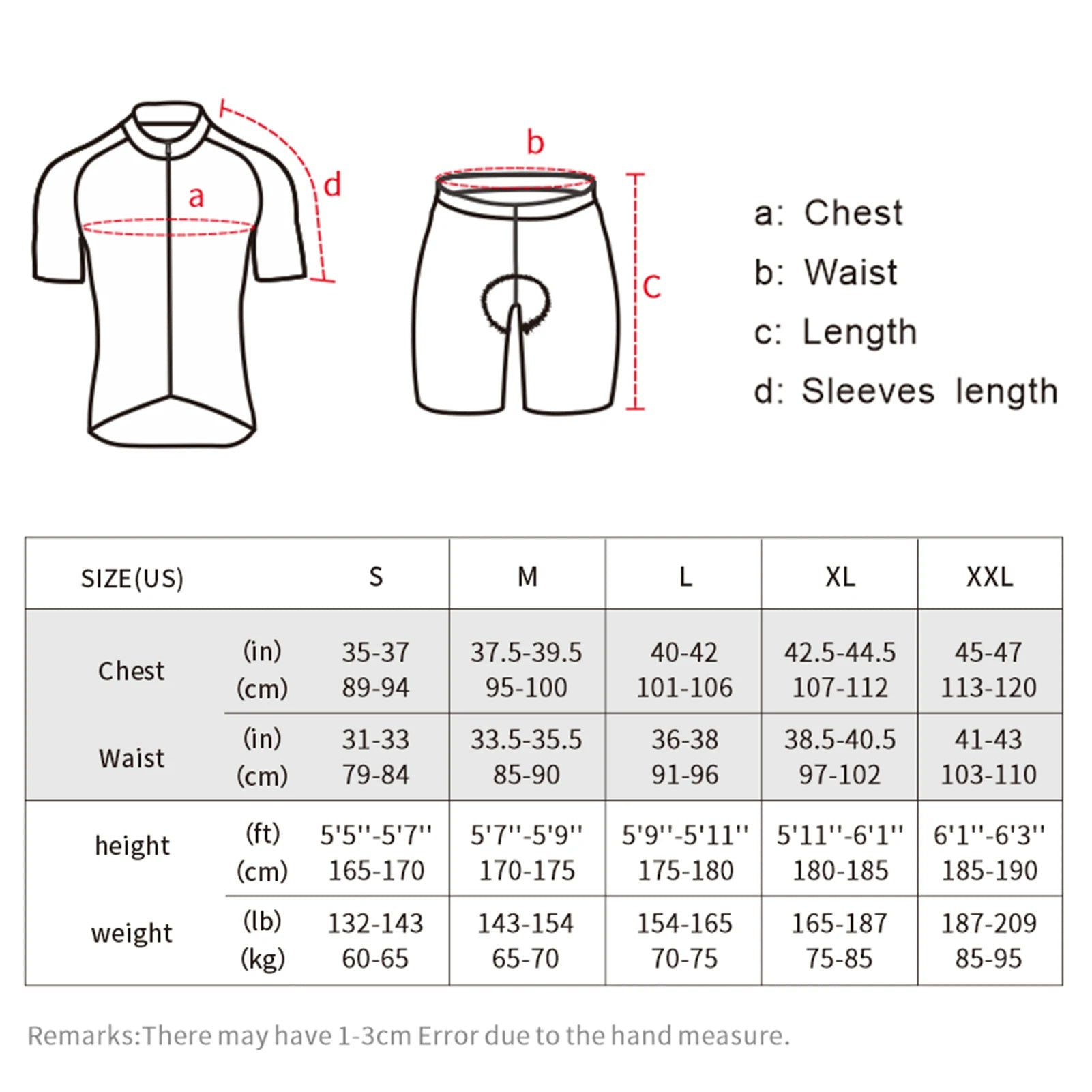 Lixada Men’s Cycling Jersey & Padded Shorts Set Lixada Men’s Cycling Jersey & Padded Shorts Set