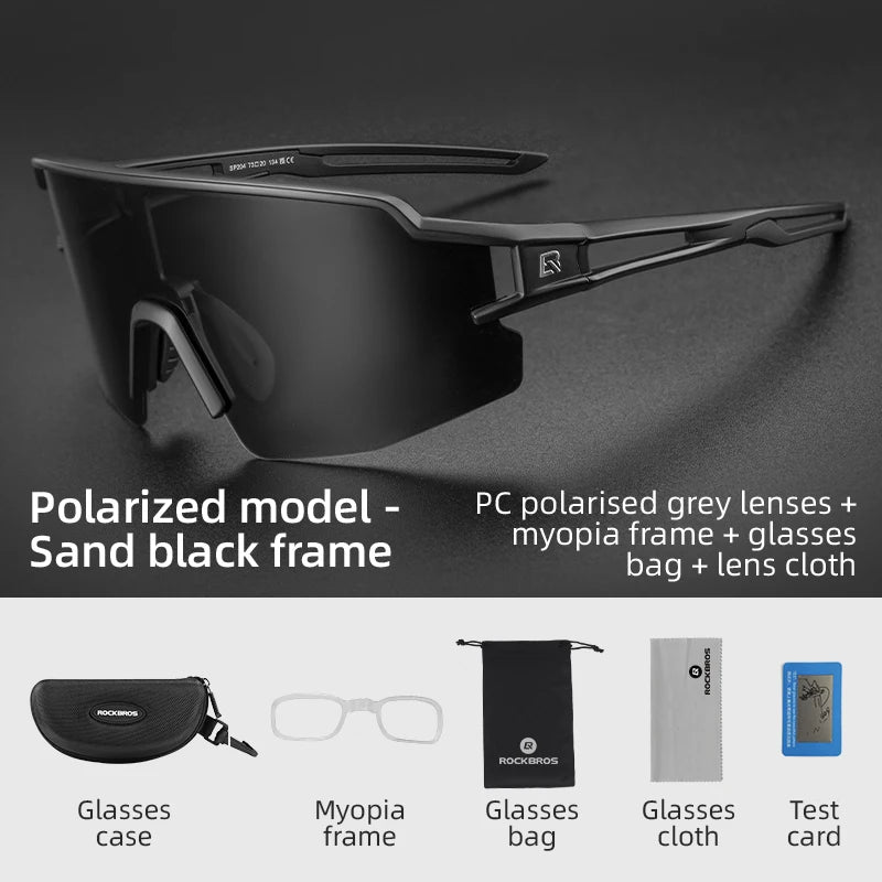 ROCKBROS Photochromic Polarized Cycling Glasses ROCKBROS Photochromic Polarized Cycling Glasses