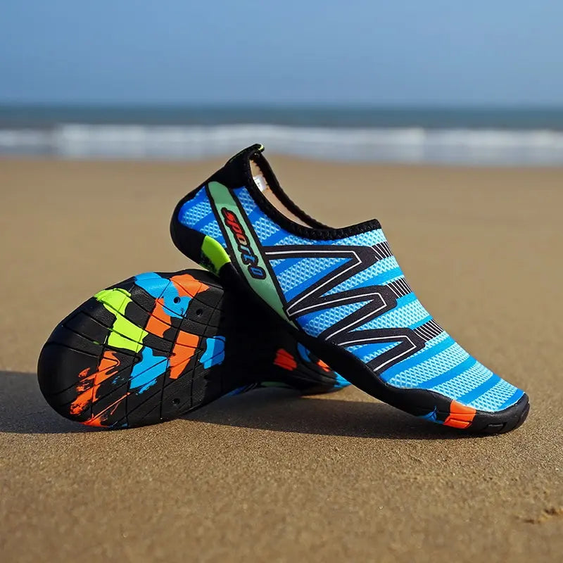 Feslisho Quick Drying Beach Water Shoes Unisex Swimming Aqua Slippers Barefoot Surfing Upstream Sneakers Light Seaside Feslisho Quick Drying Beach Water Shoes Unisex Swimming Aqua Slippers Barefoot Surfing Upstream Sneakers Light Seaside