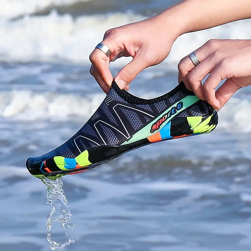 Feslisho Quick Drying Beach Water Shoes Unisex Swimming Aqua Slippers Barefoot Surfing Upstream Sneakers Light Seaside Feslisho Quick Drying Beach Water Shoes Unisex Swimming Aqua Slippers Barefoot Surfing Upstream Sneakers Light Seaside