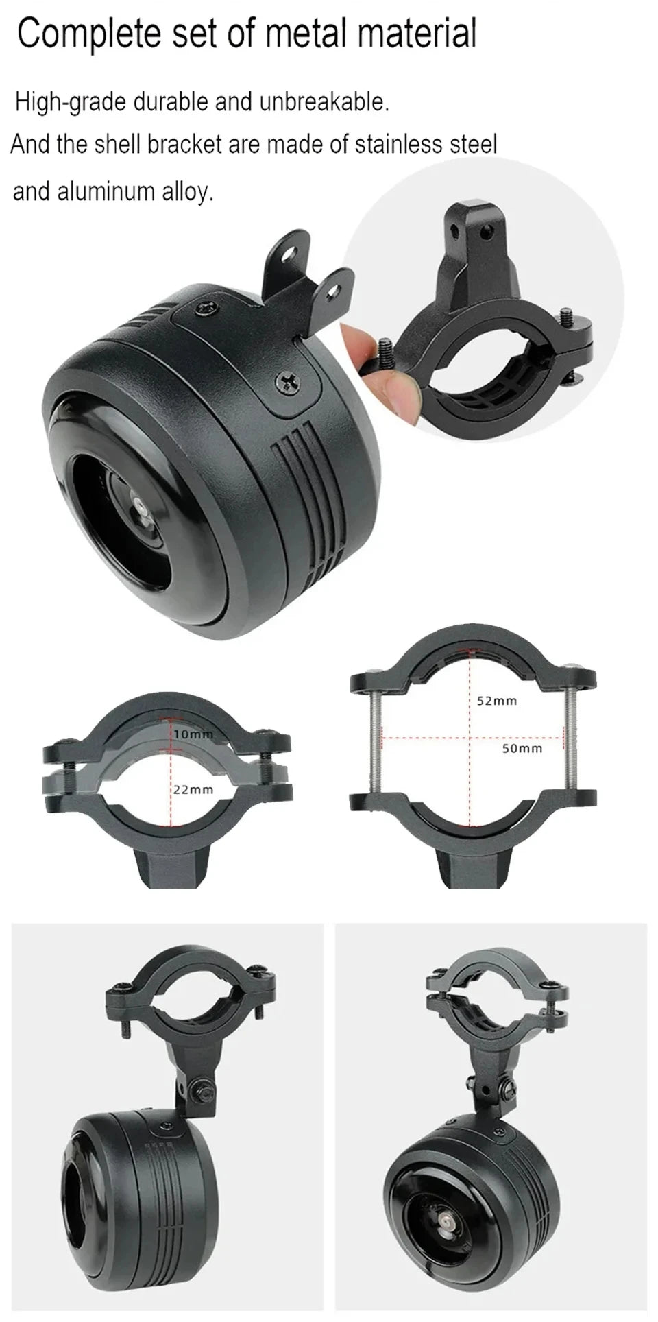 FEDOG Electric Bike Horn & Anti-Theft Alarm FEDOG Electric Bike Horn & Anti-Theft Alarm