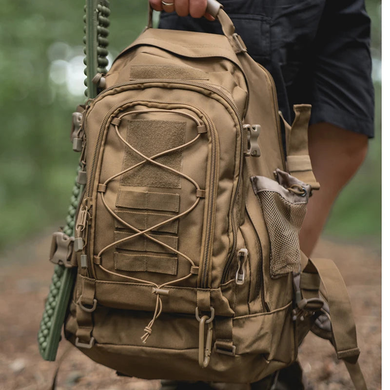 65L Tactical Hiking Backpack – Military Outdoor Rucksack
