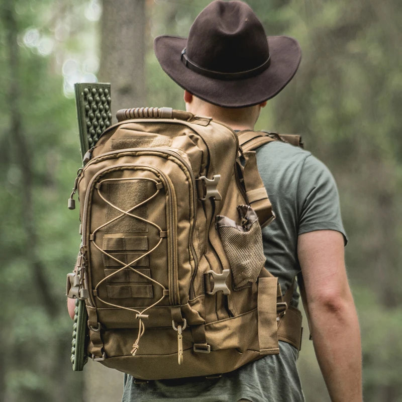 65L Tactical Hiking Backpack – Military Outdoor Rucksack