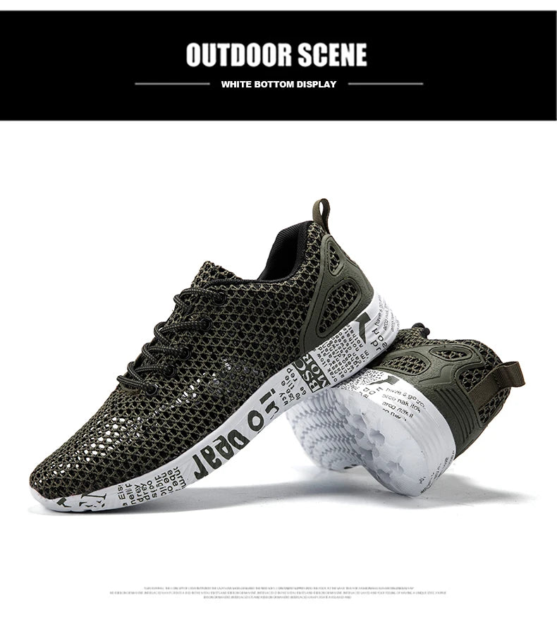 Men’s Summer Aqua Sneakers – Mesh Water Sport Shoes