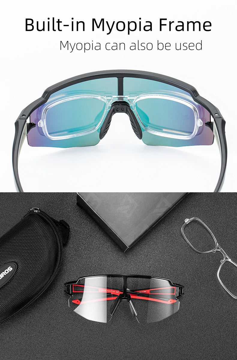 ROCKBROS Photochromic Polarized Cycling Glasses