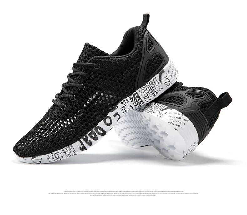 Men’s Summer Aqua Sneakers – Mesh Water Sport Shoes