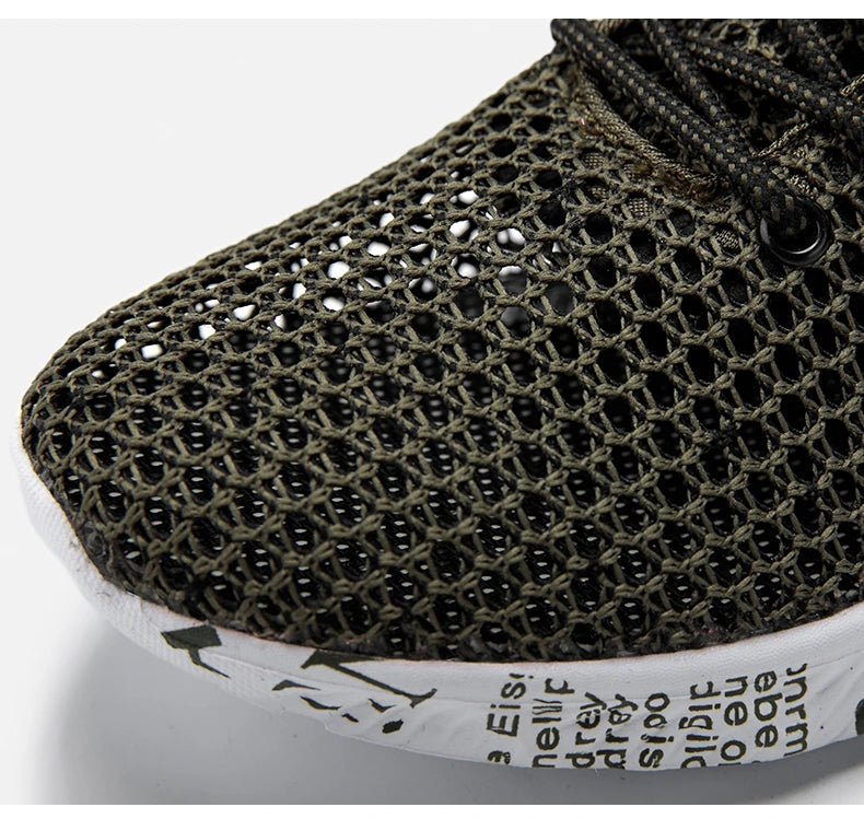 Men’s Summer Aqua Sneakers – Mesh Water Sport Shoes