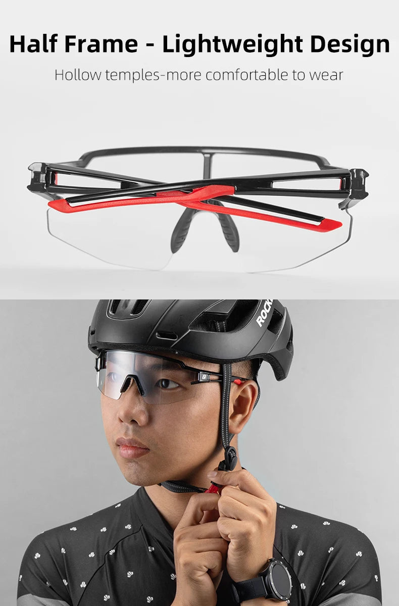 ROCKBROS Photochromic Polarized Cycling Glasses
