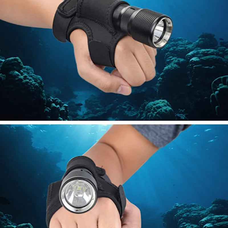 Nylon Scuba Diving Flashlight Gloves – Underwater Hunting Gear