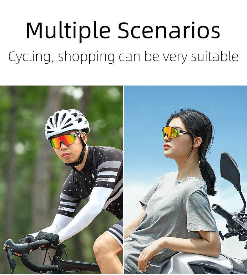 ROCKBROS Photochromic Polarized Cycling Glasses