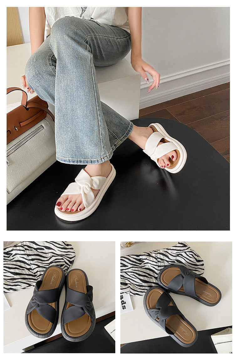 Women’s Pearl Summer Slippers – Anti-Slip Beach & Home Wear