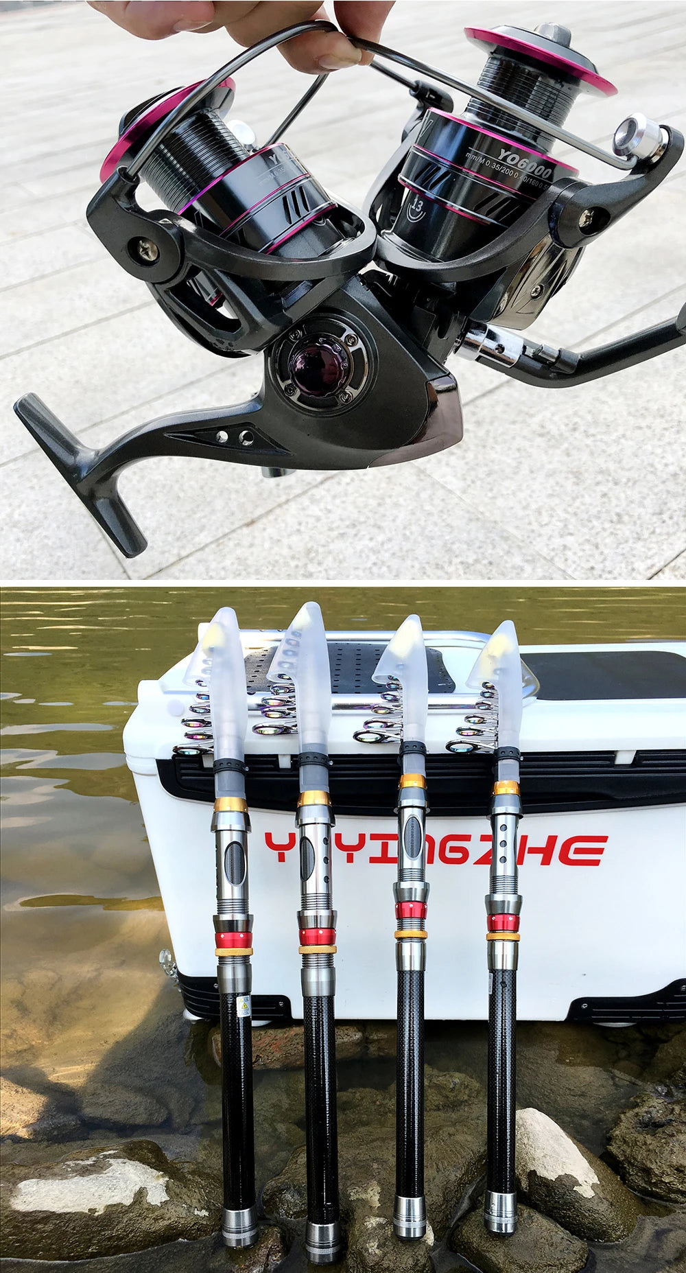 Carbon Fiber Telescopic Fishing Rod & Reel Combo (1.8-3.6m)