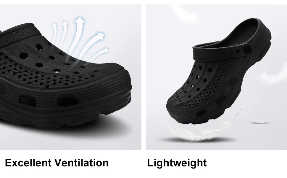 Comwarm Men’s Clogs – Breathable Garden & Beach Sandals