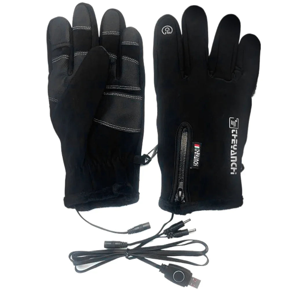 USB Heated Gloves – Thermal Touchscreen Ski Gloves