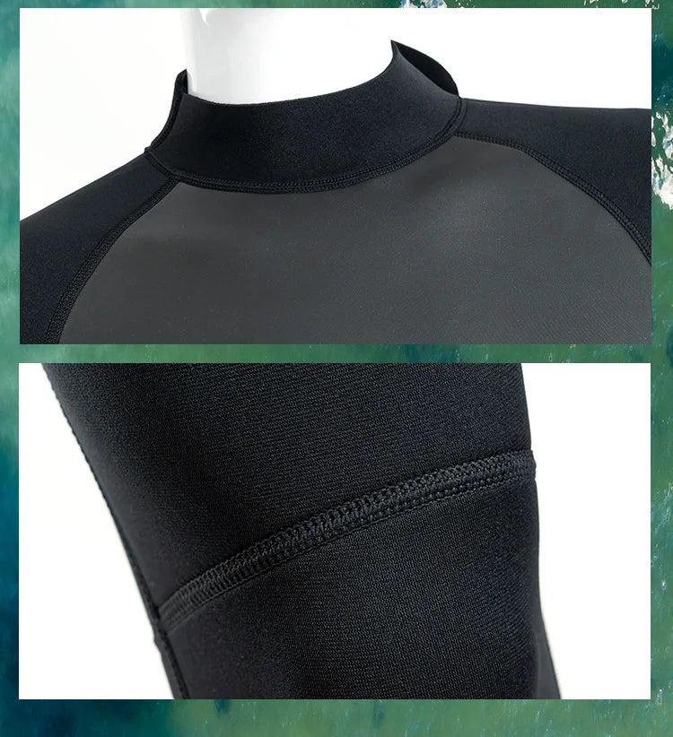 3mm Men’s Neoprene Full Wetsuit for Diving & Surfing
