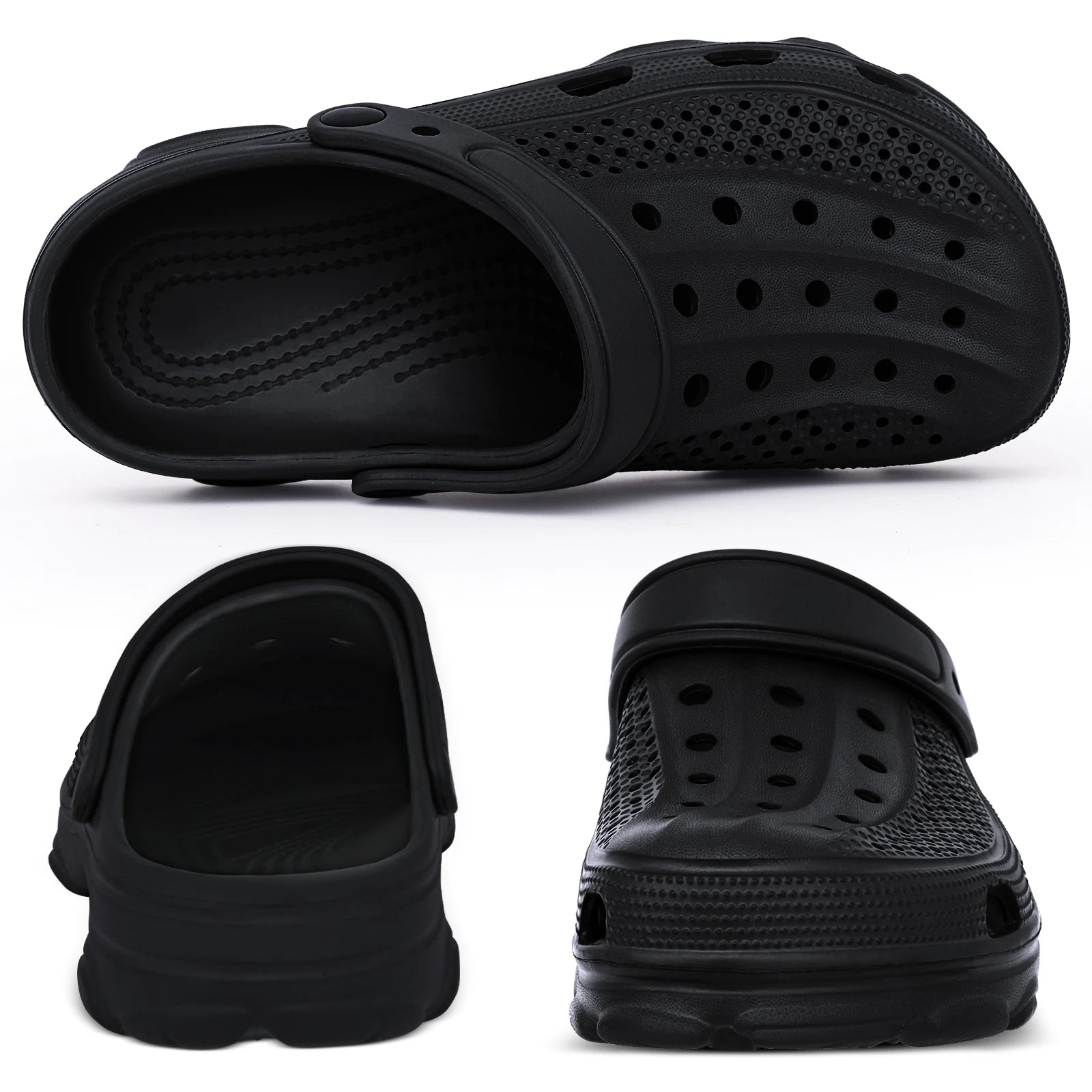 Comwarm Men’s Clogs – Breathable Garden & Beach Sandals