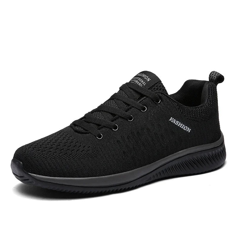 Men’s Leather Lace-Up Sneakers – Waterproof & Vulcanized