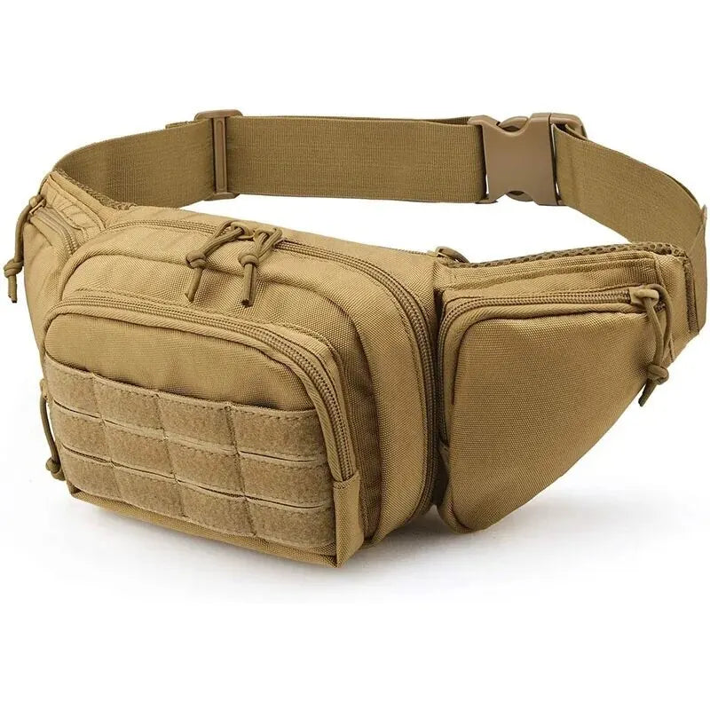 Tactical Nylon Waist Pack – Outdoor Hiking Phone Pouch