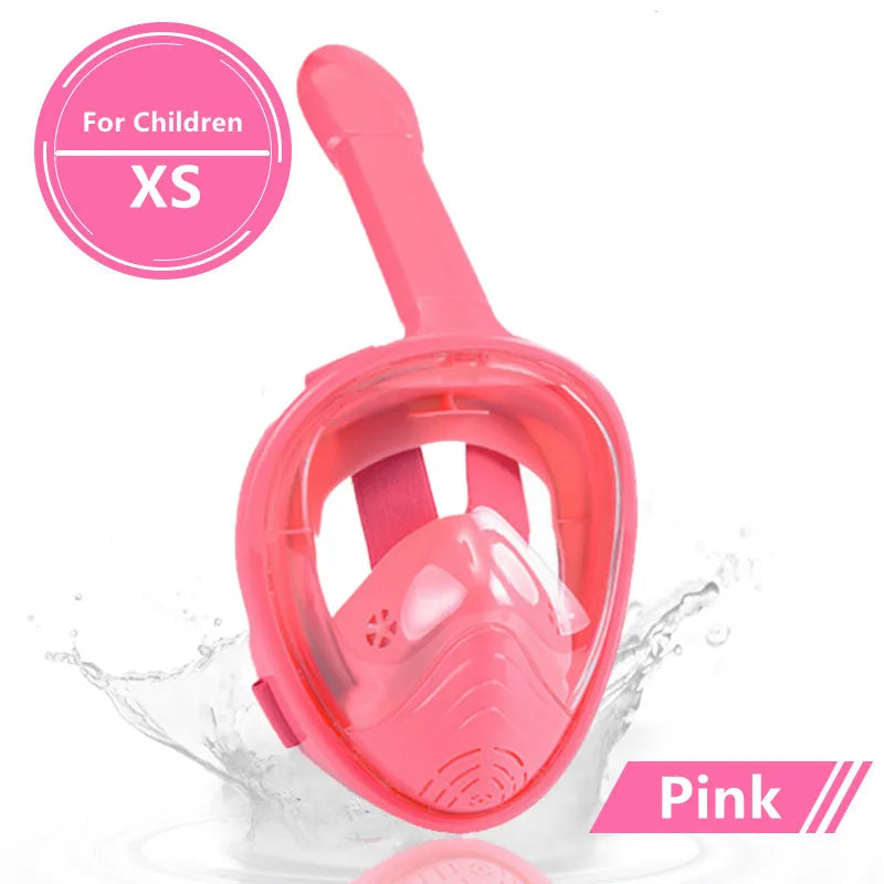 Full Face Anti-Fog Snorkeling Mask for Adults & Kids