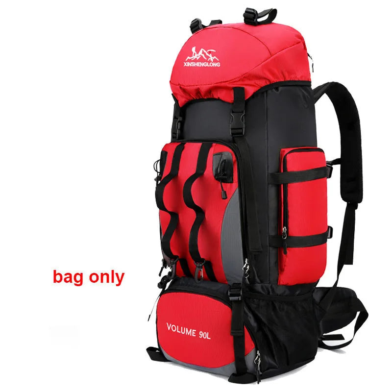 90L Waterproof Hiking Camping Backpack – Large Outdoor Rucksack