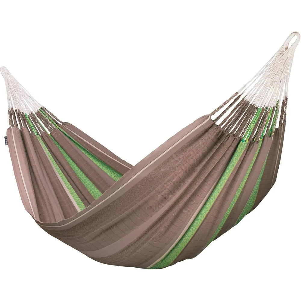Flora Chocolate King-Size Organic Cotton Hammock