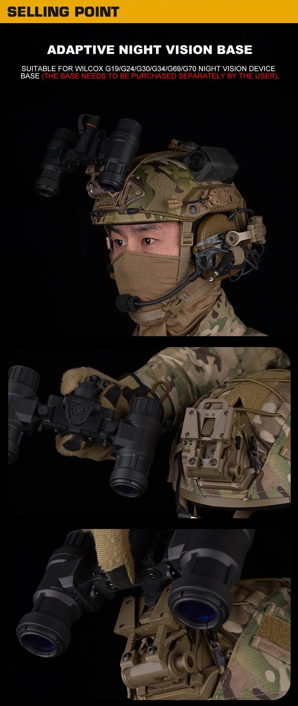 AN/PVS-31 Dummy Night Vision Goggles – Airsoft & Cosplay Model