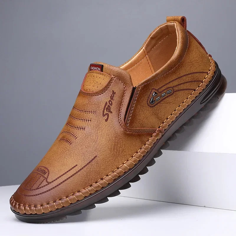 Men’s Handmade Leather Moccasins – Casual Business Flats