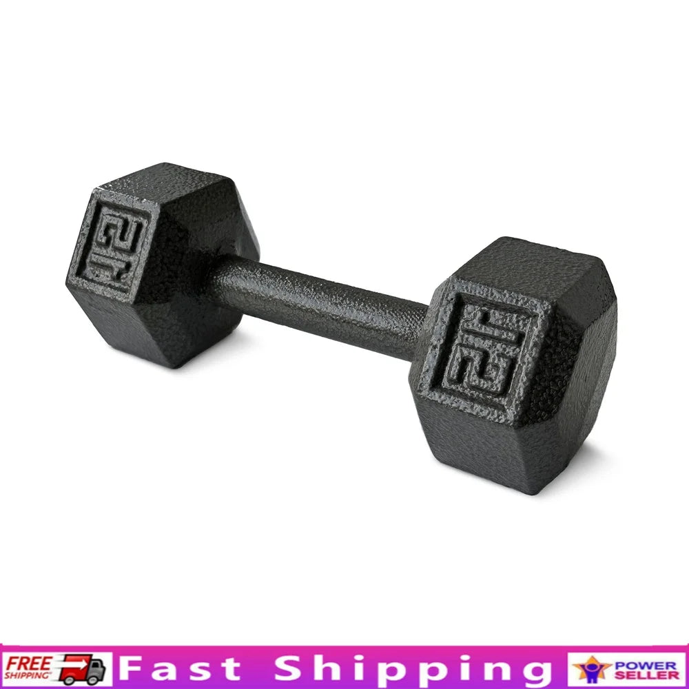 5 lb Cast Iron Dumbbell Pair – Durable Strength Training