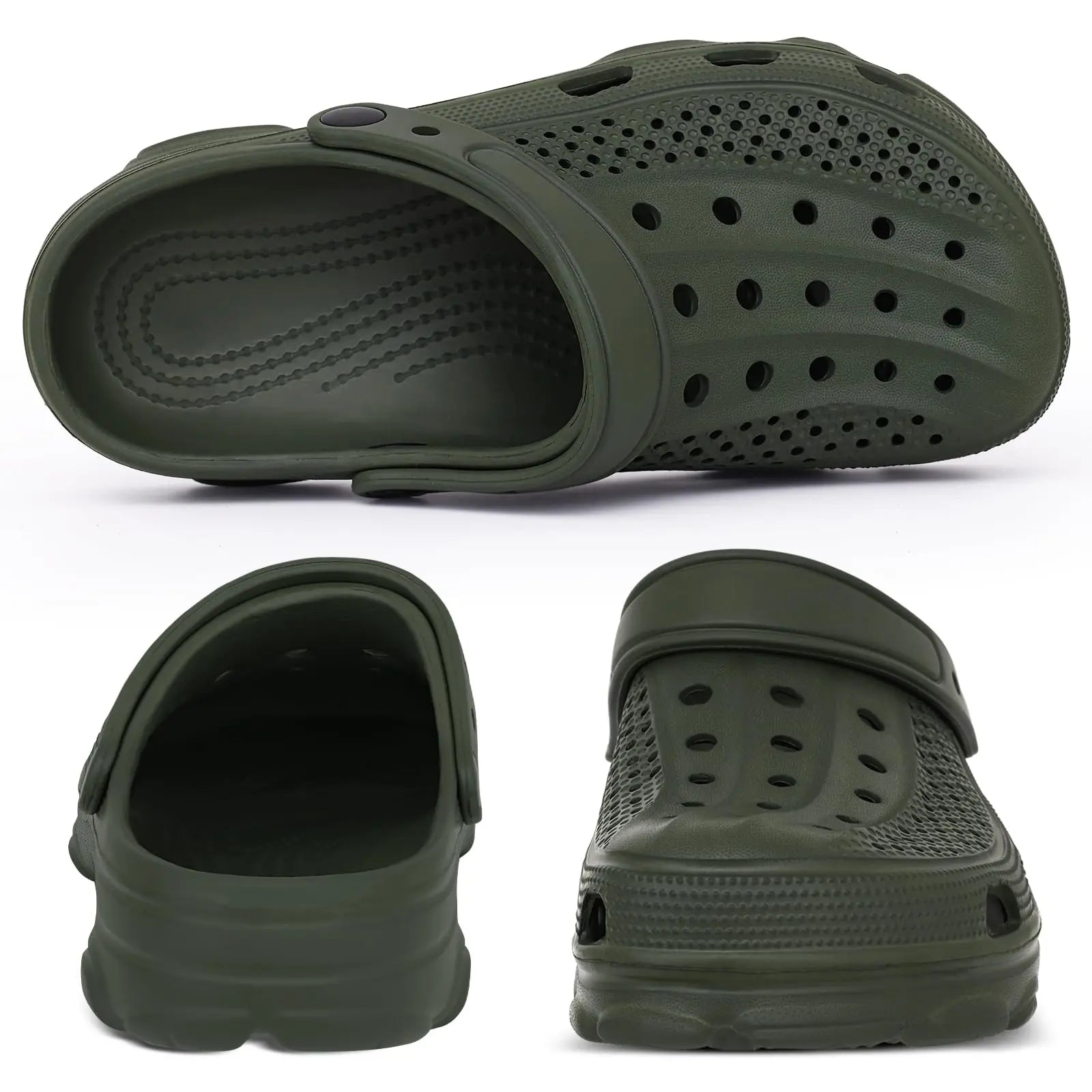Comwarm Men’s Clogs – Breathable Garden & Beach Sandals