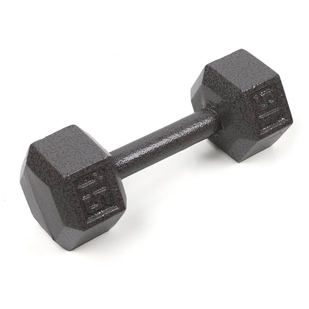 5 lb Cast Iron Dumbbell Pair – Durable Strength Training