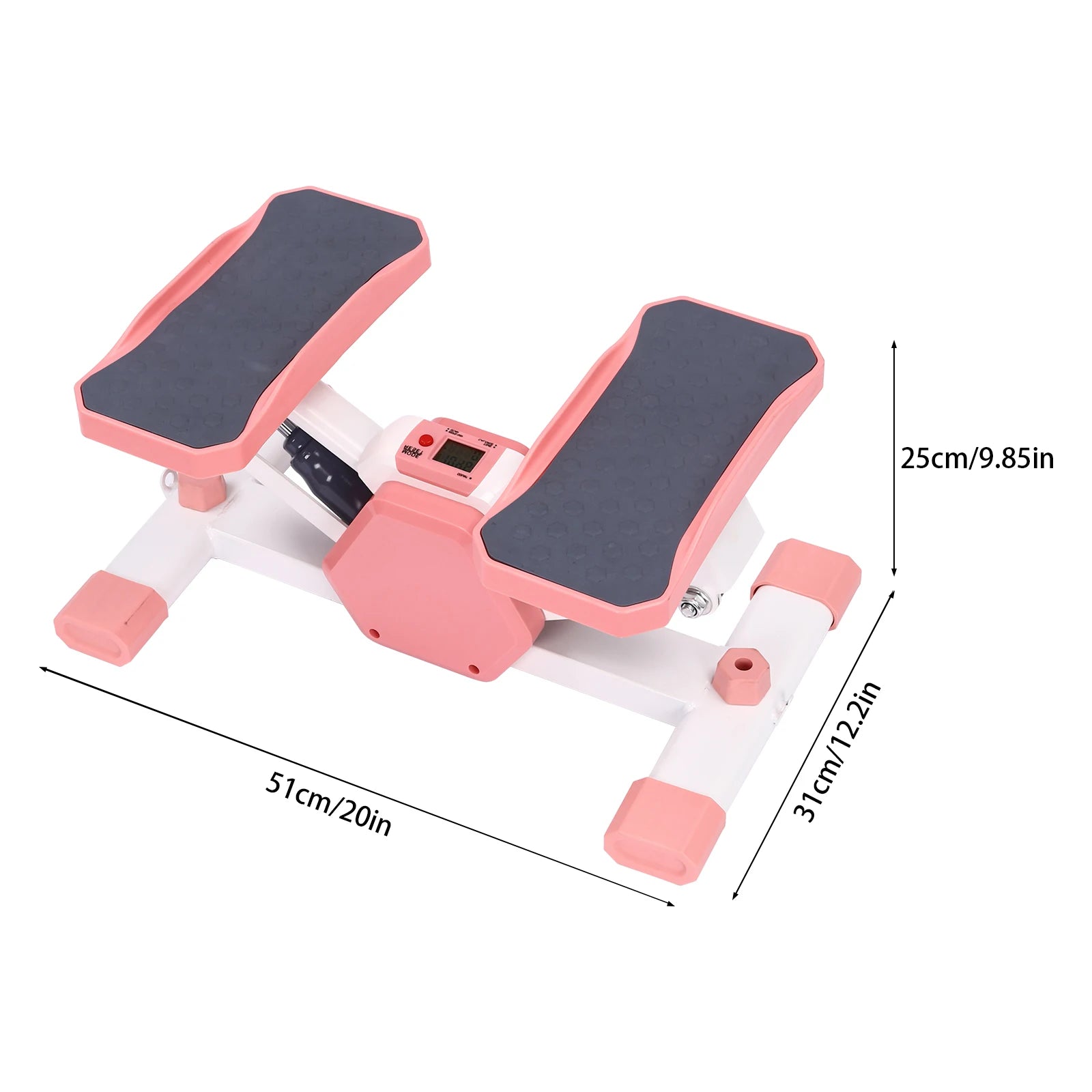 Multi-Functional Mini Stepper with Resistance Bands