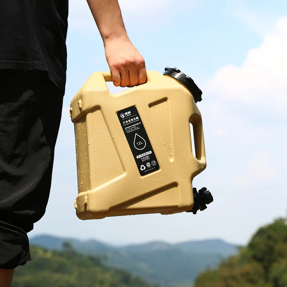 10/12L Portable Camping Water Container with Faucet