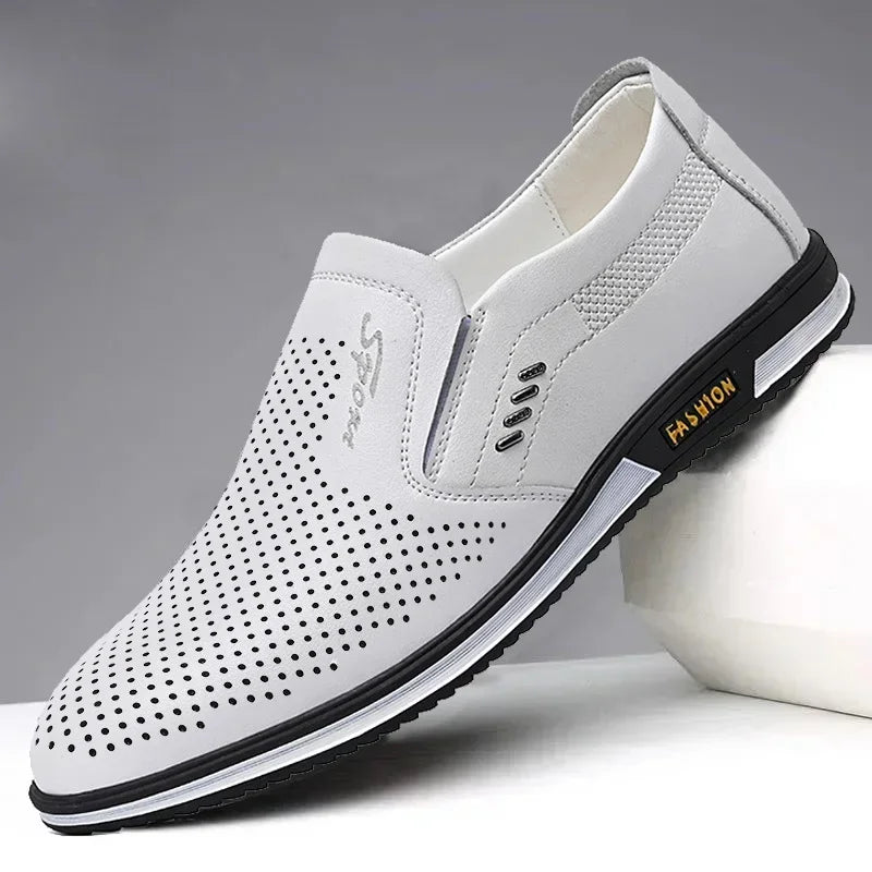 2024 Men’s Leather Loafers – Designer Driving Moccasins