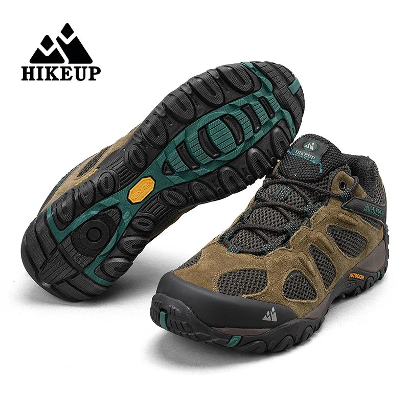 HIKEUP Men’s Non-Slip Breathable Hiking Shoes