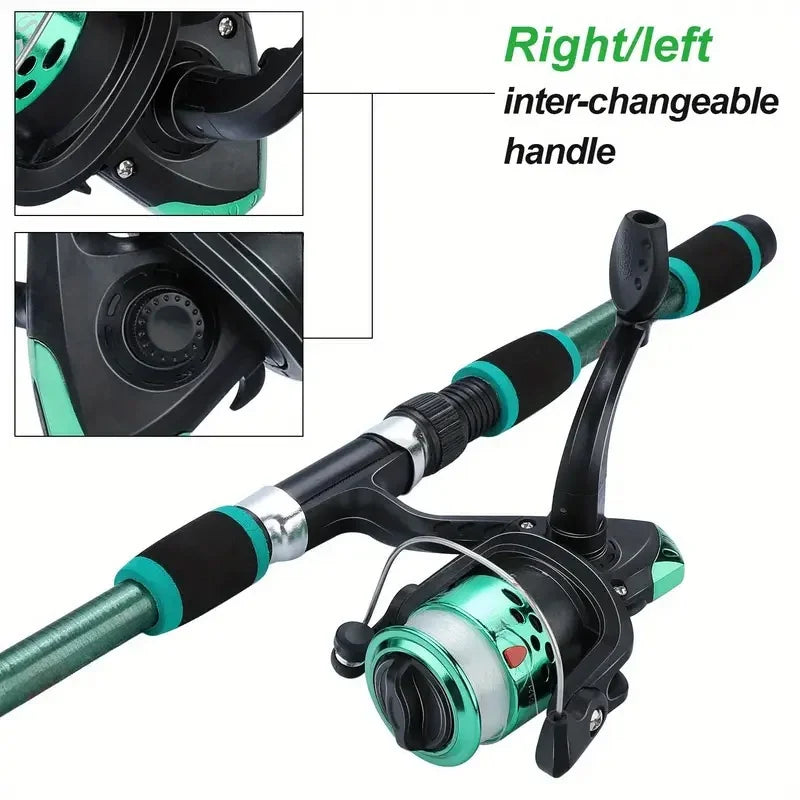 Telescopic Fishing Rod & Reel Full Kit