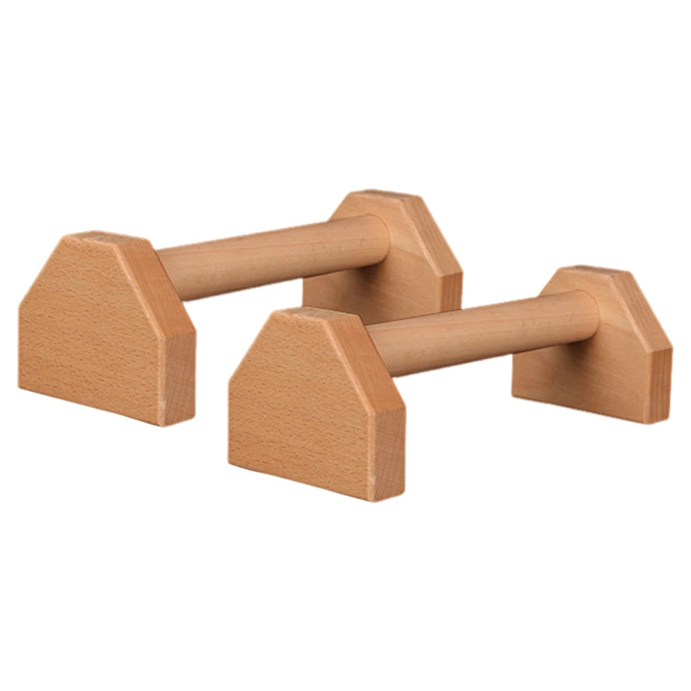Wooden Push-Up Bars – Non-Slip Heavy Duty Stand