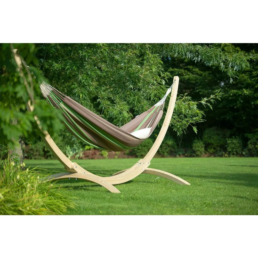 Flora Chocolate King-Size Organic Cotton Hammock