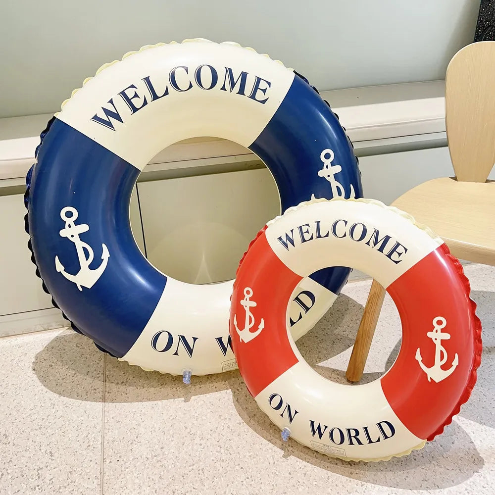 Rooxin Inflatable Swim Ring for Adults & Kids