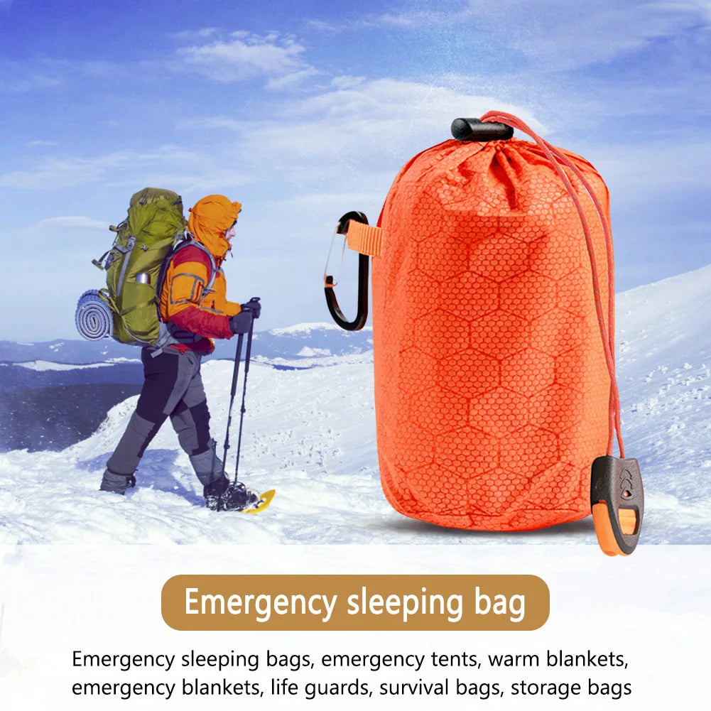 Portable PE Aluminum Survival Blanket for Camping